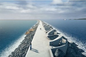 Artist impression of the Tidal Lagoon